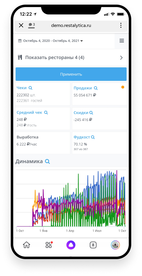 Мобильная версия РЕСТАлитика